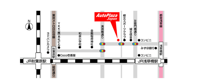 株式会社日本オートプラザ 東京本部の地図